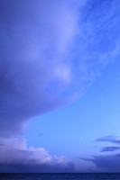 Blue Sky Cloudburst, Seabright Beach - Santa Cruz, Calfornia