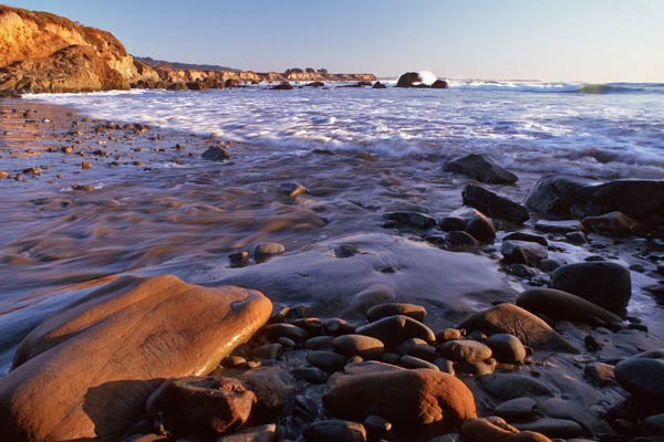 Confluence Rocky Stream, Fanklin Point, Ano Nuevo, Beach, California