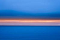 Davenport Blur, California, Panning the Camera, Ocean, Sunset, Blue