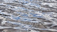 Tomales Bay, California, Abstract, Water, Reflection, Kayak, Sky, Wind, Gray, Blue, Black